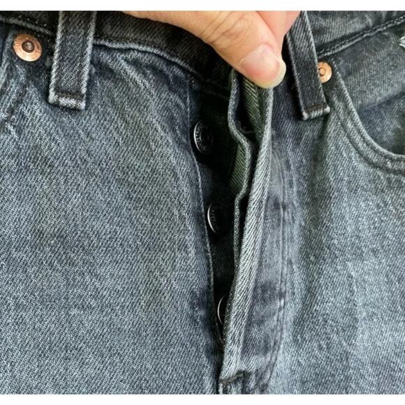 Levi’s The Wedgie High Rise Cropped Straight Jeans 24 - Picture 4 of 6